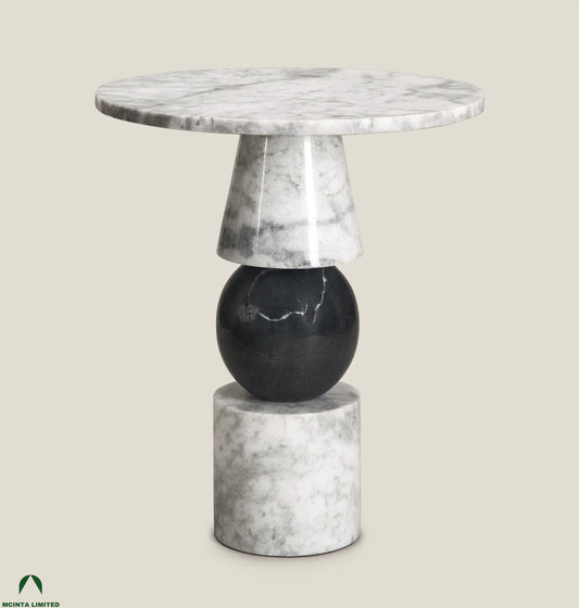 Mika marble side table