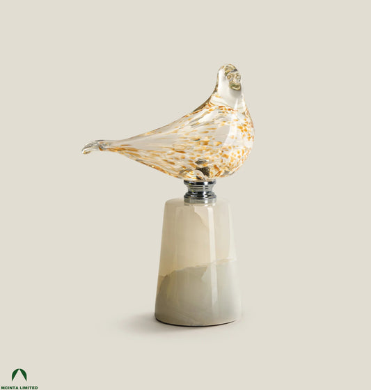 Skylark Glass Bird Sculpture