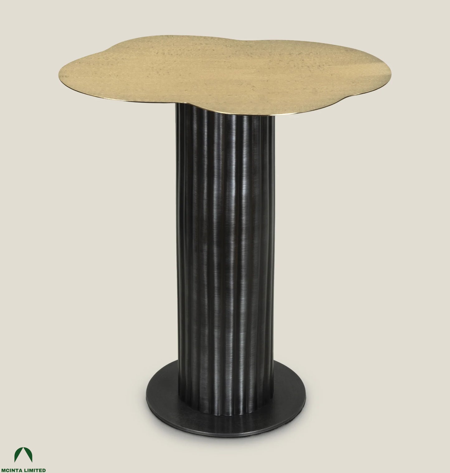 Maxine Antique Silver Iron Side Table