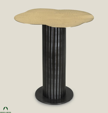 Maxine Antique Silver Iron Side Table