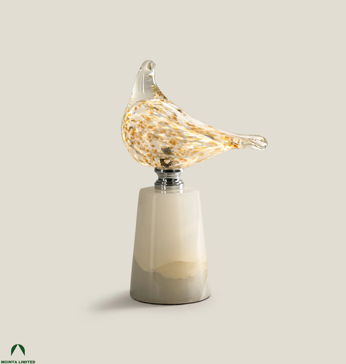 Skylark Glass Bird Sculpture